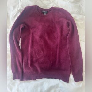 Bloomingdale's Rich Burgundy Cashmere Sweater